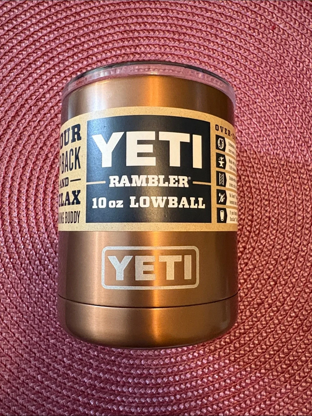 Yeti Rambler 10oz. Lowball Cup NWT
